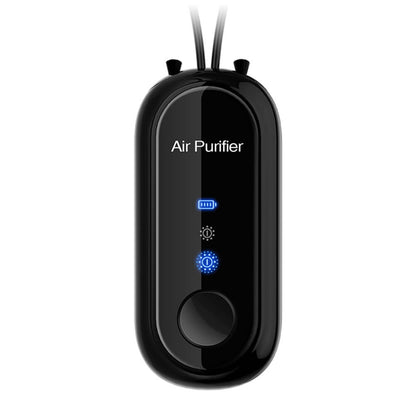 Belro personal mini air purifier necklace, wearable electronic air purifier with USB charging, compact portable air cleaning device.