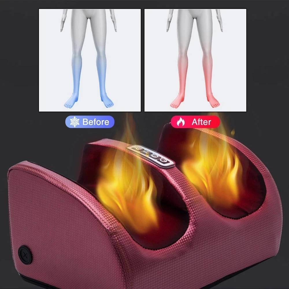 Belro electric foot massager with adjustable settings and cushioned design for soothing relaxation and improved circulation.