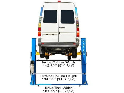 Casavibeo 10,000 lb capacity commercial-grade baseplate lift with sturdy metal construction and safety features.