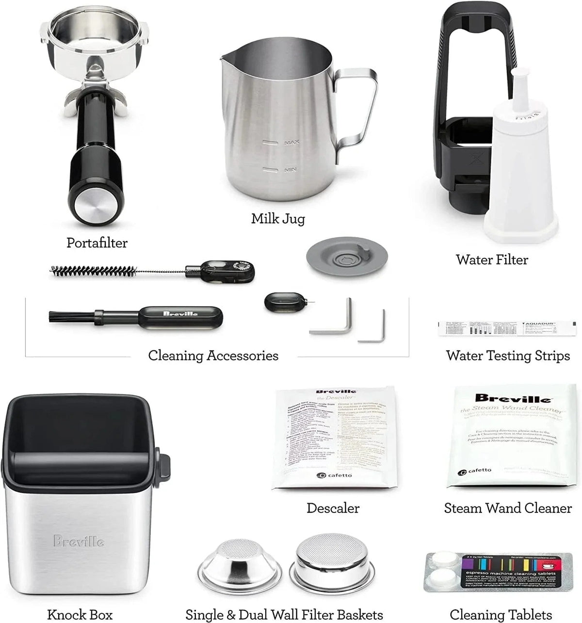 Casavibeo Breville Oracle Touch espresso machine with digital display and stainless steel finish.