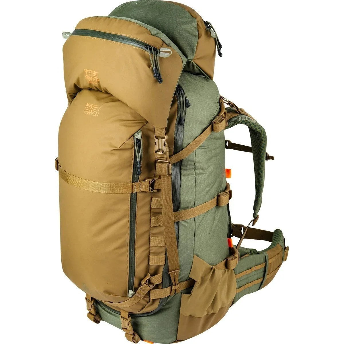 Casavibeo Mystery Ranch Beartooth 85 backpack with multiple compartments and padded straps, ideal for hiking and outdoor adventures.