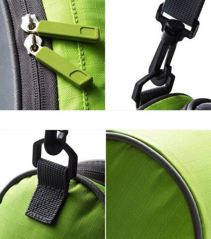 Belro multifunctional touchscreen handlebar bag for bikes, with transparent touchscreen window and secure storage.