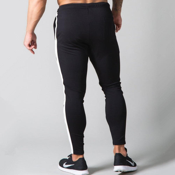 Slim-fit Belro banded joggers in soft fabric, showcasing their tapered design and comfortable waistband for casual wear.