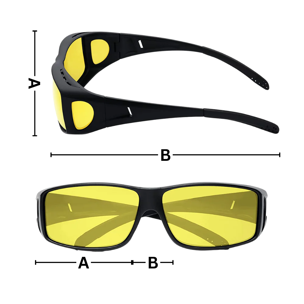 Belro night driving clarity glasses designed to enhance visibility in low light conditions, featuring sleek, durable lens frames.