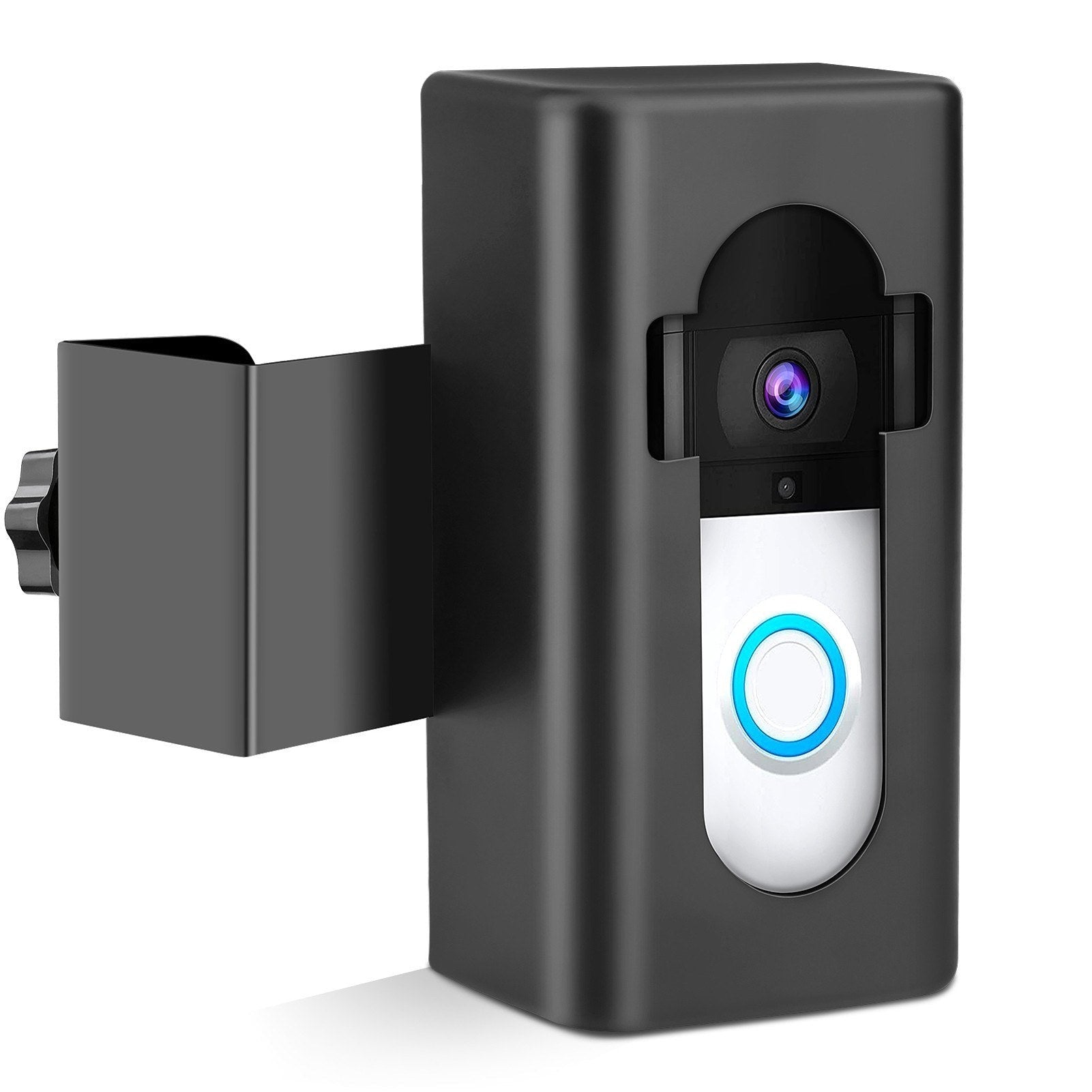 GETDECO no-drill anti-theft doorbell mount for Blink and Ring video doorbells, easy to install on doors and walls.