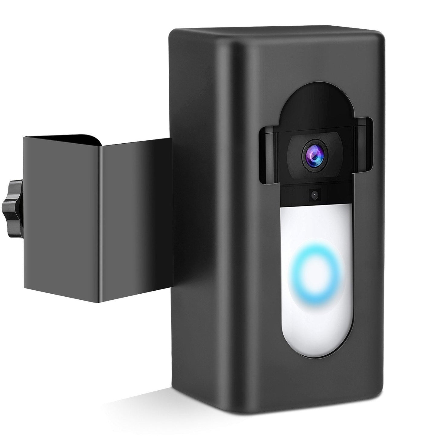 GETDECO no-drill anti-theft smart doorbell mount for Blink and Ring video doorbells, easy to install on doors and walls.