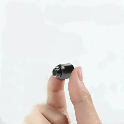 Mivoza Mini WiFi Security Camera capturing 1080P HD video with night vision and motion detection in a home setting
