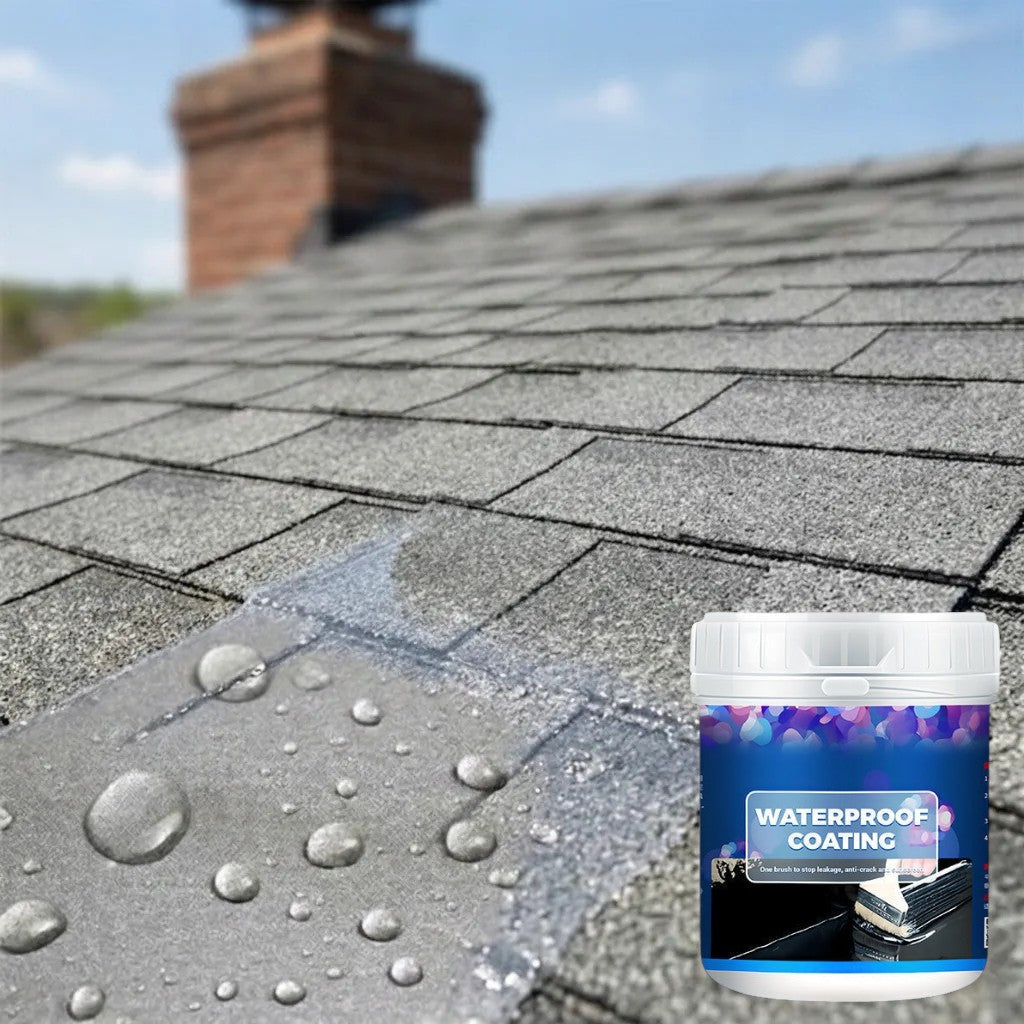 Mivoza Deutschland waterproof sealant applied to wall corner, providing a durable, weatherproof bond for roofs and facades.