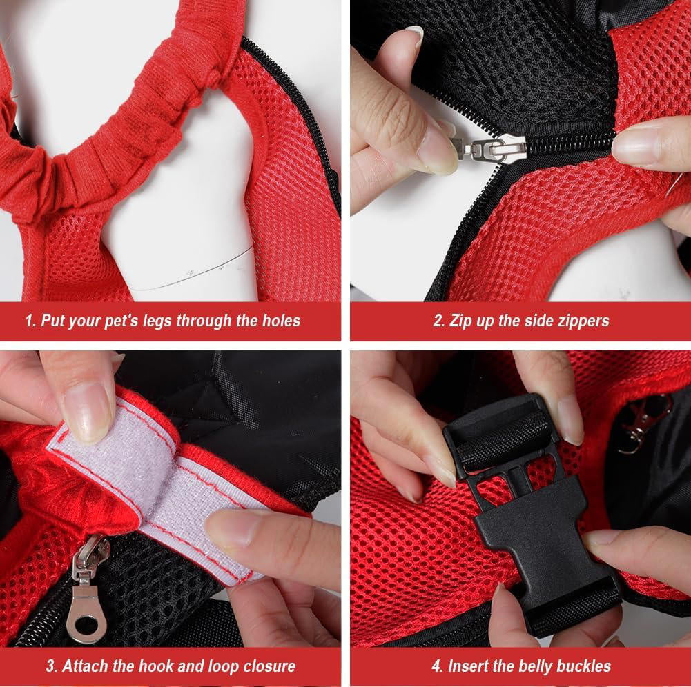 Belro automotive cat carrier pouch, portable pet transport bag with secure straps and breathable mesh for easy travel.