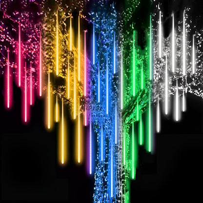Belro Snowfall Garland Lights set of 8 outdoor decorative string lights for home and garden decoration.