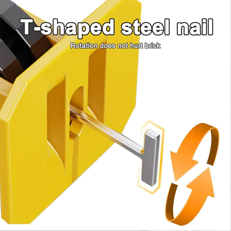 Belro Tile Levelling System tool used for precise tile installation, featuring clips and wedges for even grout lines.