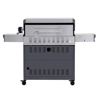 Casavibeo Monument Grills Eminence 605 stainless natural/propane gas grill with multiple burners and a spacious cooking surface.