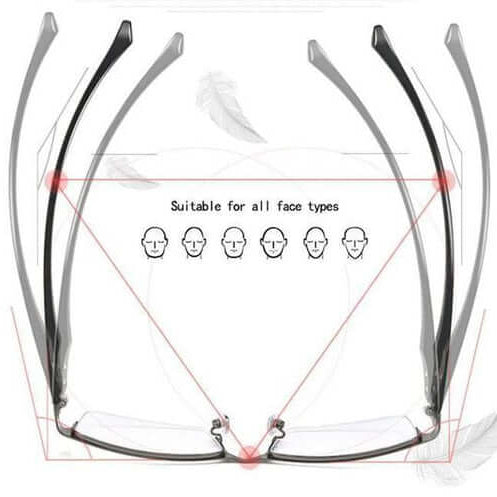 Mivoza progressive multifocal reading glasses with auto-adjusting lenses and blue light filter for clear vision and eye health.