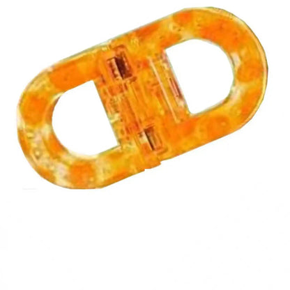 Belro Smart Magnetic Strong Hold Hairclip Set in orange, designed for secure hair styling and easy removal.