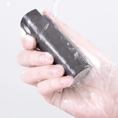 Belro 3-in-1 screen cleaner spray for electronics, showing a sleek spray bottle and a touchscreen device being cleaned.