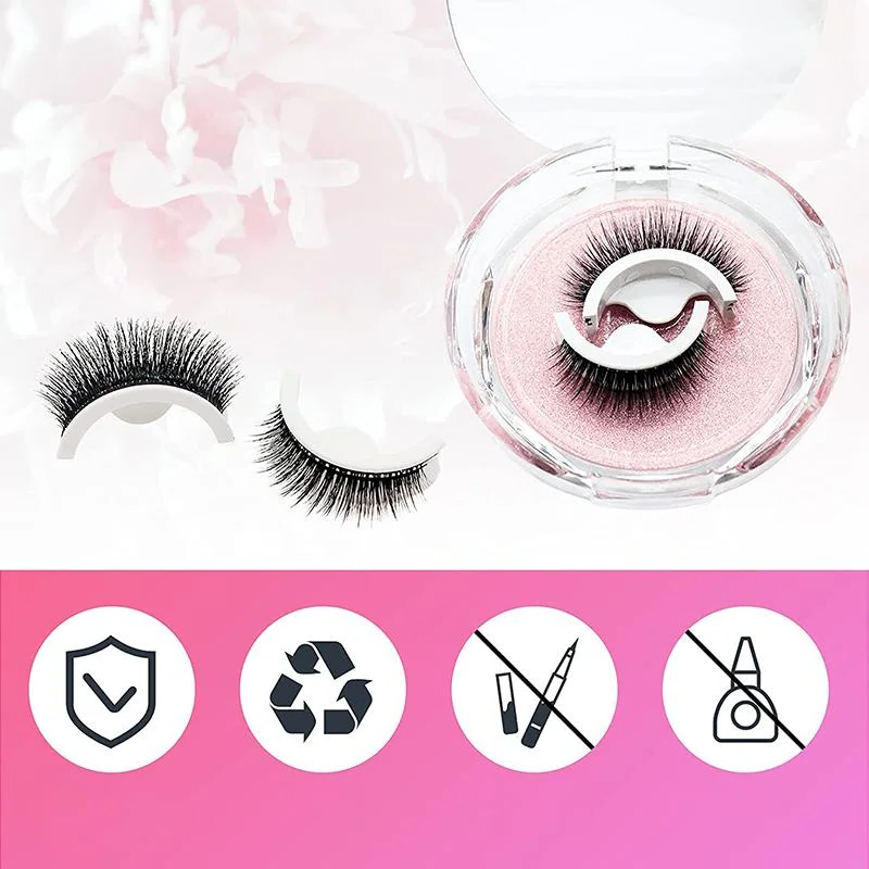 Belro premium reusable self-adhesive eyelashes for beauty and makeup, featuring natural-looking, easy-to-apply eyelash strips.