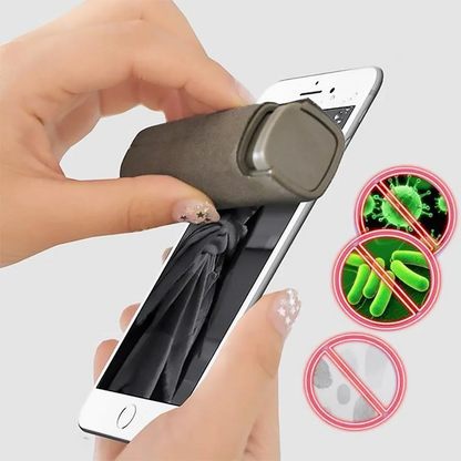 Belro 3-in-1 screen cleaner spray for electronics, featuring a touchscreen mist cleaner with a spray nozzle and cleaning cloth.