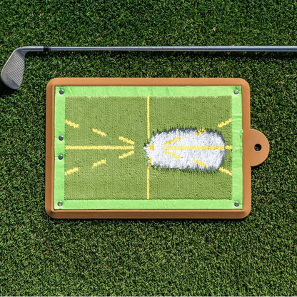 Belro golf training swing detection mat for outdoor use, designed to improve golf swings at home.
