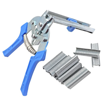 Belro Type M plier wire cage clamp tool set with adjustable handles, ideal for electrical wiring and hardware fastening tasks.