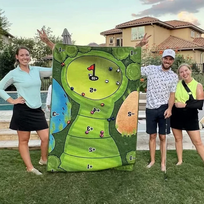 Belro Sticky Golf Game set with mini golf accessories, ideal for indoor and outdoor casual golf practice and skill improvement.