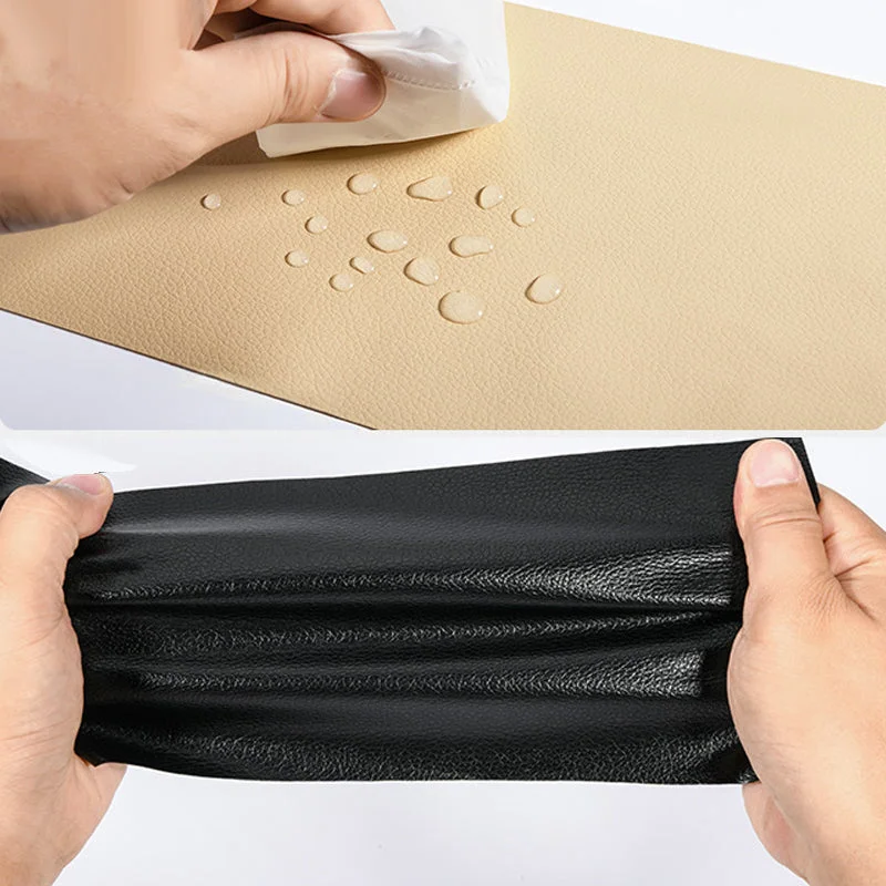 Belro self-adhesive leather repair patch for sofas, cuttable and large 19.7 x 53.9 inches, ideal for furniture repair.