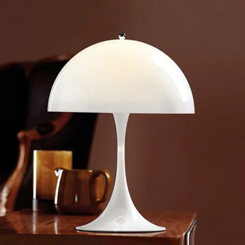 Belro Retro Danish table lamp with iconic mushroom design, modern desk lamp for stylish lighting in contemporary spaces