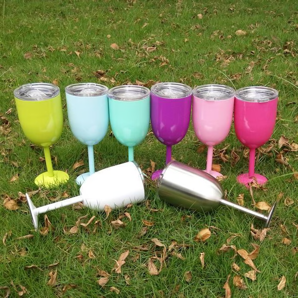 Belro insulated wine cup for home and garden, stainless steel with a sleek design, perfect for keeping wine warm or cold.