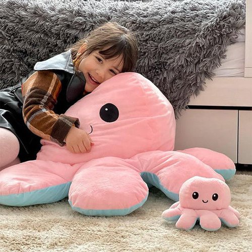 Belro octopus plush clothing accessory for men, soft and colorful octopus plush toy with detailed tentacles and friendly appearance.