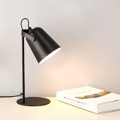 Belro Nordic Macaron color creative iron bucket desk lamp with light table design, ideal for modern electronics and lighting decor.