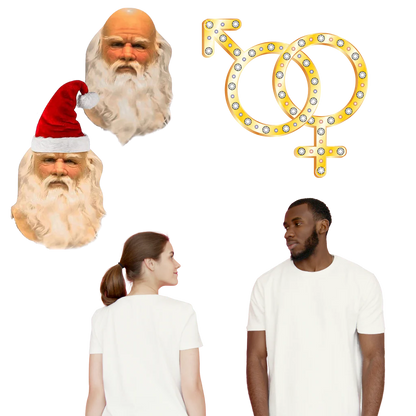 Belro Cosplay Santa mask featuring a red and white festive design, perfect for holiday costumes and Christmas events.