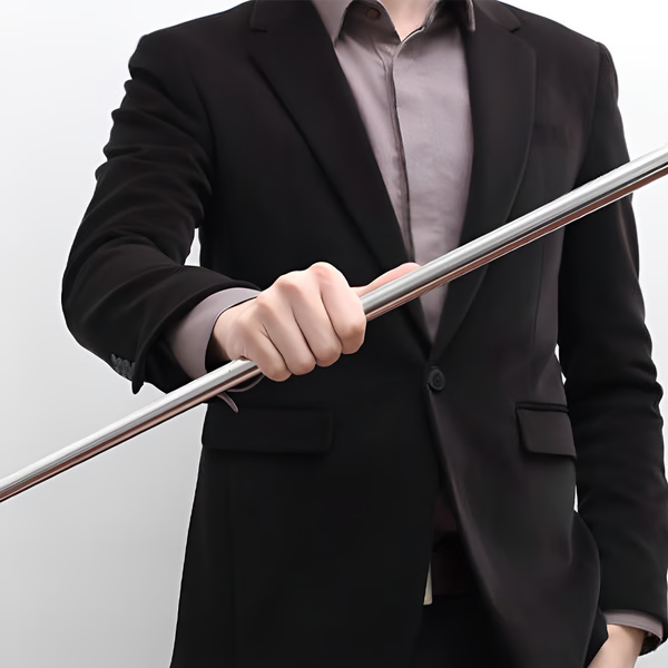 Belro Pocket Staff Magic Telescopic Stick extended, compact portable magic wand or self-defense tool on a white background.