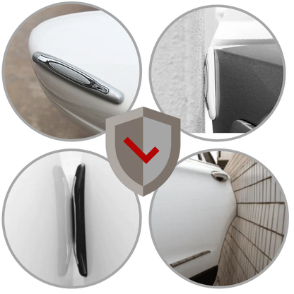 Belro 4-pack baby and kids car door protection strips, adhesive strips for preventing door panel damage