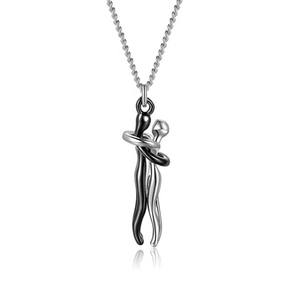 Belro Hug Necklace jewelry accessory featuring a delicate chain with a heart-shaped pendant, perfect for everyday wear.