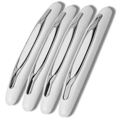 Belro 4-pack car door protection strips designed for baby and kids car doors, preventing scratches and dents.