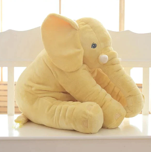 Belro Baby Elephant Cuddle Pillow, soft plush toy for children, featuring a cute baby elephant design, perfect for cuddling and comfort.
