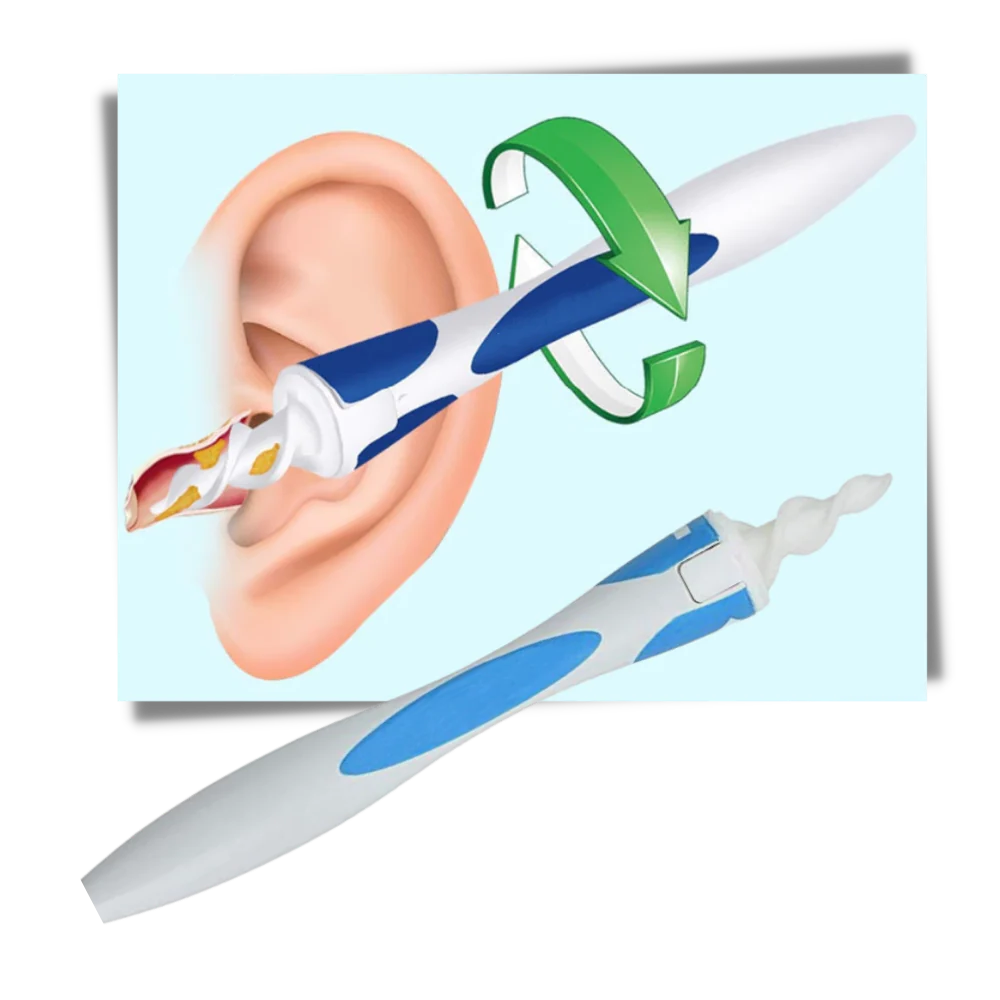Belro silicone spiral ear cleaner tool for safe, gentle ear cleaning in health and beauty.