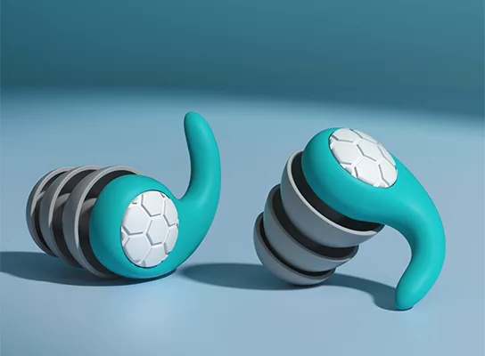Belro noise cancelling silicone earplugs designed for sleeping, soft and comfortable for blocking out sound and enhancing rest.