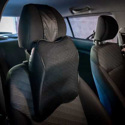 Belro car seat headrest neck rest cushion supporting neck and reducing pain in a car seat. Health & beauty support accessory.