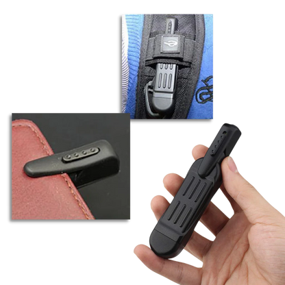 Belro Mini Pen Camera, compact electronic camcorder with black pen design, ideal for discreet recording and surveillance.