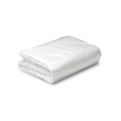 Disposable foot spa liners for baby and kids diapering by Belro, showing clean, clear liners ready for use.