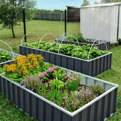 Belro outdoor raised garden bed for flowers and vegetables, made of durable materials, ideal for home garden outdoor spaces