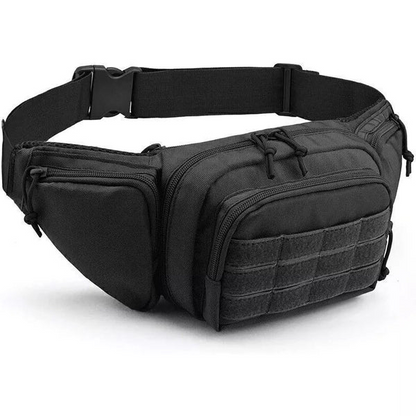 Belro tactical waist pack with concealed carry fanny pack holster, durable bag designed for outdoor and everyday use.