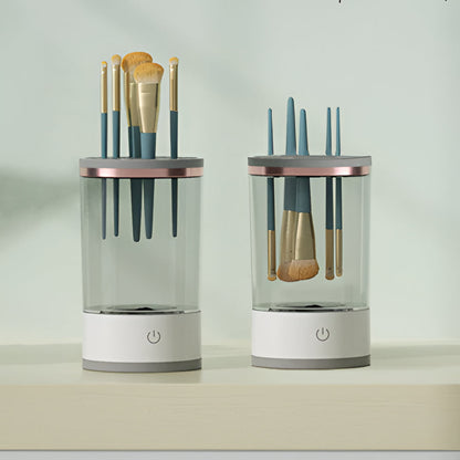 Electric 3-in-1 cosmetic brush cleaner machine by Belro for cleaning and drying makeup brushes efficiently.