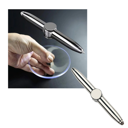 Belro fidget spinner pen with a sleek design, combining a spinning toy and writing pen in a compact, portable form.