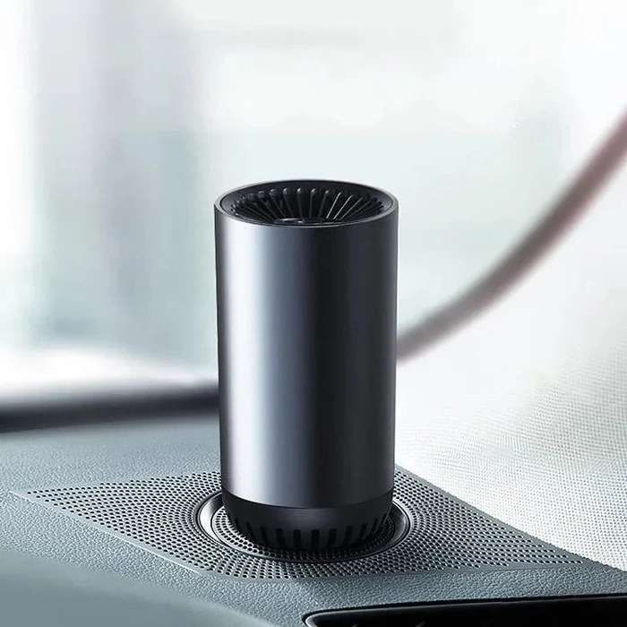 Belro fast heating cup-shaped car warm air blower with adjustable 360° rotatable plug for vehicles like car, SUV, RV, and truck.