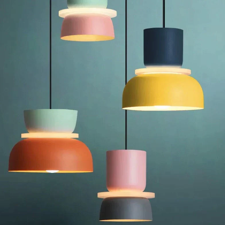 Modern Pendant Lamp from Belro hanging with a sleek design, featuring a metallic finish and contemporary style.