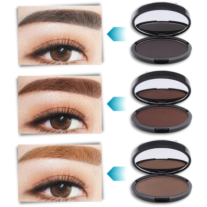 Belro Sleek All-day Eyebrow Stamp for precise, natural-looking eyebrows, shown with the stamp and application pad.