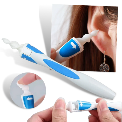 Belro silicone spiral ear cleaner tool for safe, effective ear hygiene, featuring flexible spiral design for easy cleaning.