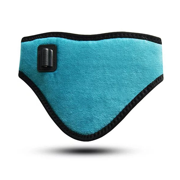 Belro electric heating neck brace for pain relief, adjustable suspenders with heating elements, worn around the neck for comfort.