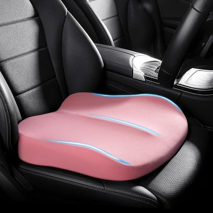 Belro adult car seat booster for sports and outdoors, showing the padded cushion and adjustable straps for added comfort and safety.